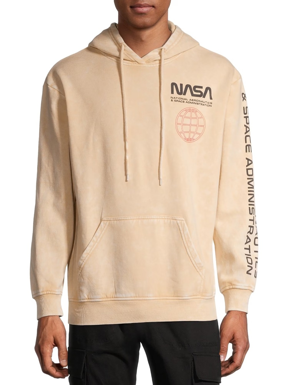 Hyper Space NASA XRS Hoodie NASA Graphic Hoodie XXL Tan